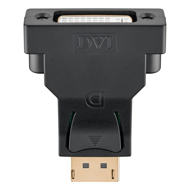 GOOBAY αντάπτορας DisplayPort σε DVI-D 1.1 51720, gold-plated, μαύρος