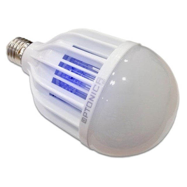 OPTONICA LED λάμπα με εντομοπαγίδα 1816, 8W+2W, 4500K, E27, 800lm