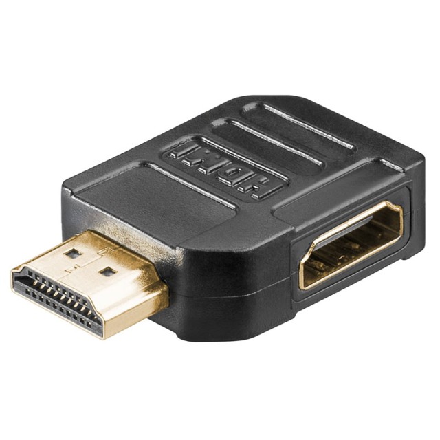 GOOBAY αντάπτορας HDMI 51725, γωνιακός, 4K/60Hz, μαύρος