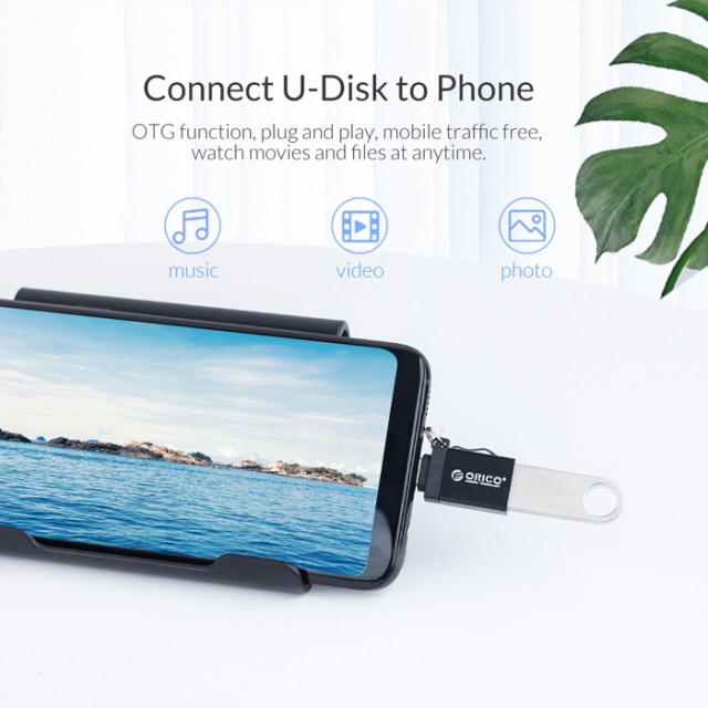 ORICO αντάπτορας USB-C σε USB 3.0 CBT-UT01, 5Gbps, μαύρος