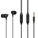 CELEBRAT earphones με μικρόφωνο G7, 3.5mm σύνδεση, Φ10mm, 1.2m, μαύρα