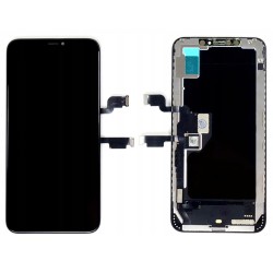 TW INCELL LCD για iPhone XS Max, camera-sensor ring, earmesh, μαύρη