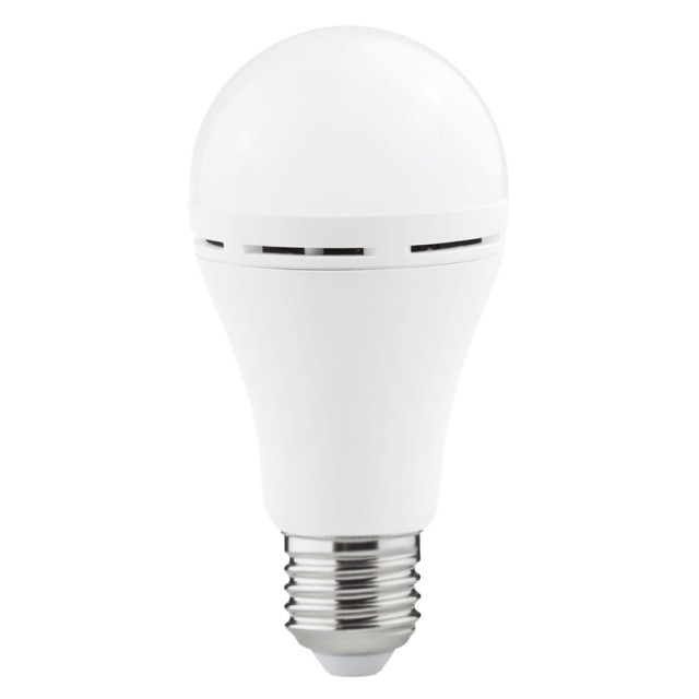POWERTECH LED λάμπα με επαναφορτιζόμενη μπαταρία E27-017, 9W, 6500K, E27