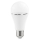 POWERTECH LED λάμπα με επαναφορτιζόμενη μπαταρία E27-017, 9W, 6500K, E27