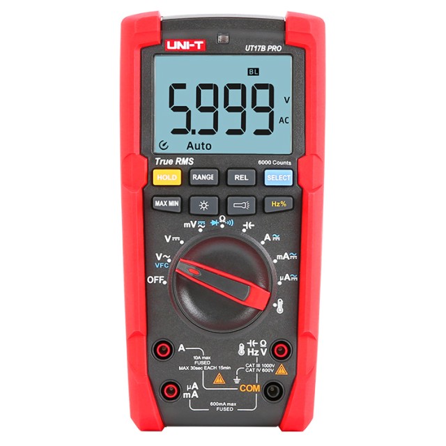 UNI-T ψηφιακό πολύμετρο UT17B-PRO, 1000V AC/DC, VFC, True RMS