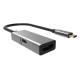 POWERTECH αντάπτορας USB-C σε HDMI PTH-055, 65W PD, 4K, γκρι