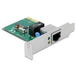 DELOCK κάρτα επέκτασης PCI Express σε RJ45 90381, 1000Mbps, low profile