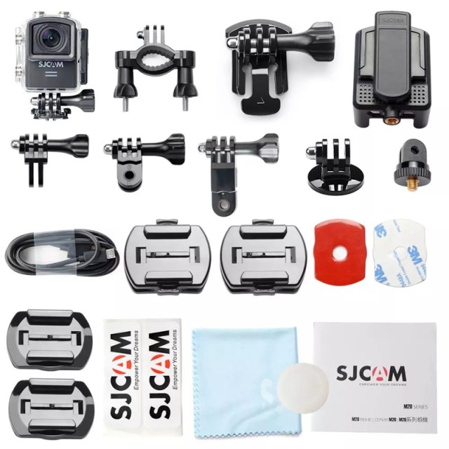 SJCAM Action Cam M20 Air, 1080p, 12MP, WiFi, 1.5" LCD, αδιάβροχη, μαύρη