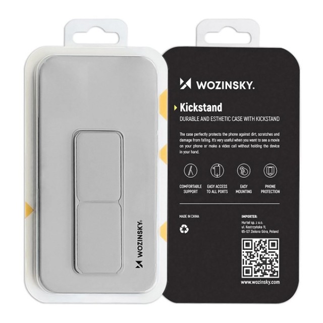 WOZINSKY θήκη Kickstand 69536 για Samsung A42 5G, μαύρη