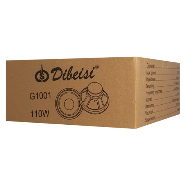 DIBEISI ηχείο G1001-4, 10", 110W, 4 Ohm, 91dB