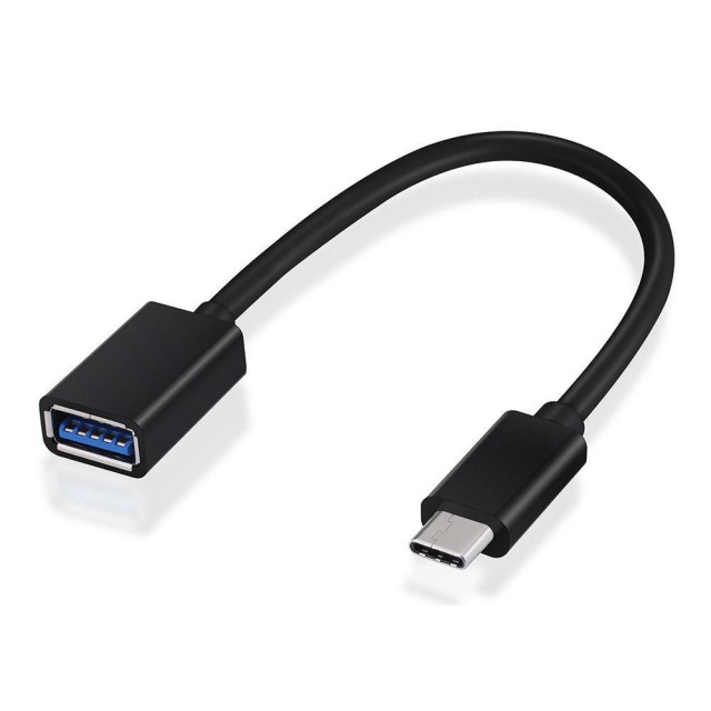 POWERTECH καλώδιο USB-C σε USB 3.1 CAB-UC016, OTG, 5Gbps, 0.20m, μαύρο