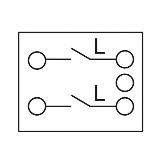 DELOCK module διακόπτης Easy 45 81360, μονός, 2-pole, 1-way, λευκός