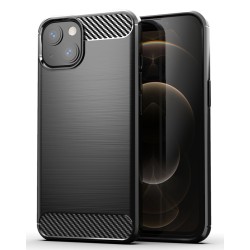 POWERTECH Θήκη Carbon MOB-1658 για iPhone 13, μαύρη