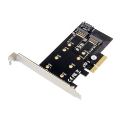 POWERTECH κάρτα επέκτασης 4x PCIe σε M.2 B & M NGFF/NVME ST59