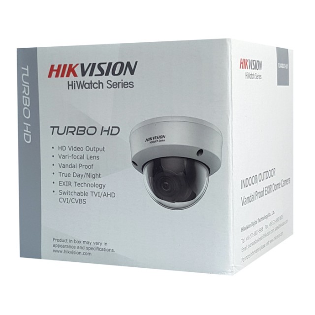 HIKVISION HIWATCH υβριδική κάμερα HWT-D320-VF, 2.8-12mm, 2MP, IP66, IK10