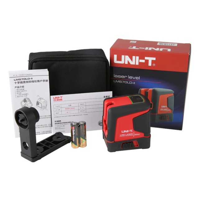 UNI-T γραμμικό αλφάδι laser LM570LD-II, με πράσινη δέσμη 2 ακτίνων