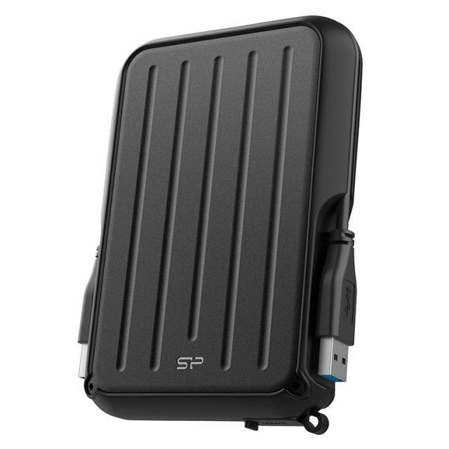 SILICON POWER εξωτερικός HDD Armor A66, 1TB, USB 3.2, μαύρος