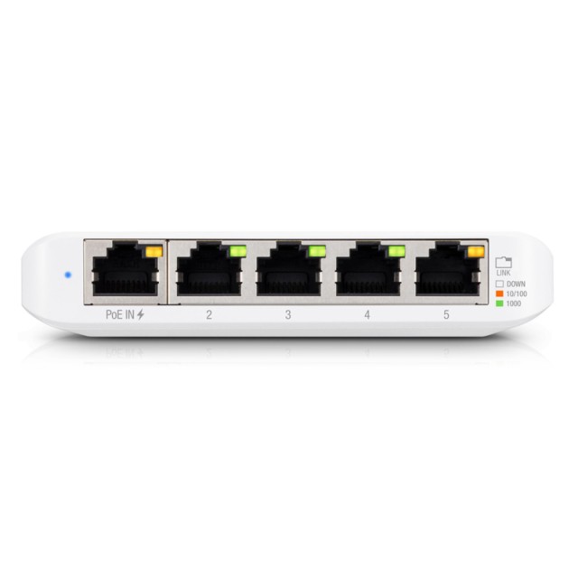 UBIQUITI UniFi Switch USW-Flex-Mini, 5-Port Gigabit, 10/100/1000 Mbps