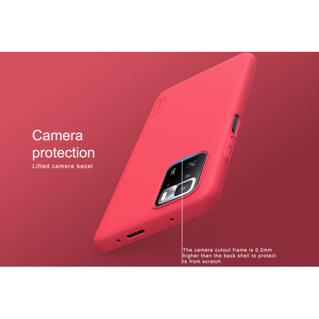 NILLKIN θήκη Super Frosted Shield για Xiaomi Redmi Note 10 Pro 5G, μαύρη