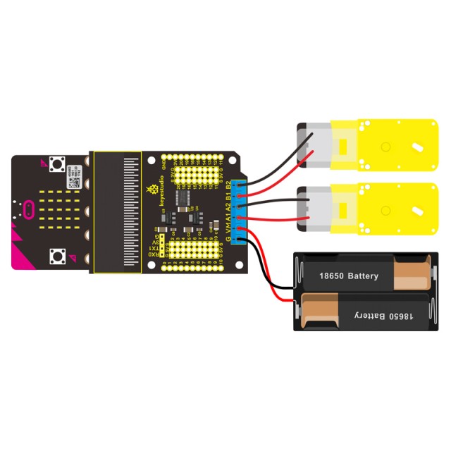 KEYESTUDIO motor drive breakout board KS0308 για Micro:bit