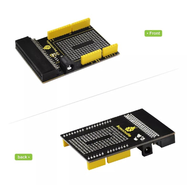 KEYESTUDIO Micro:bit prototyping shield V1 KS0292, με small breadboard