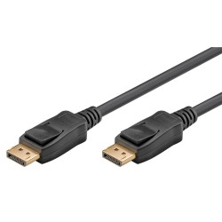 GOOBAY καλώδιο DisplayPort 2.0 58532, 8K/60Hz, 40Gbit/s, 1m, μαύρο