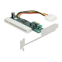 DELOCK κάρτα επέκτασης PCI Express σε PCI 32 Bit 5V 90062, Asmedia chip