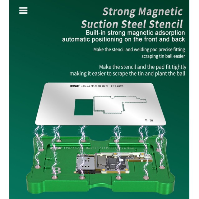 JLY βάση επισκευής motherboard BST-1023APLUS για iPhone, με BGA stencils