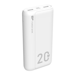 SILICON POWER power bank QS15, 20000mAh, 2x USB & USB Type-C, 18W, λευκό