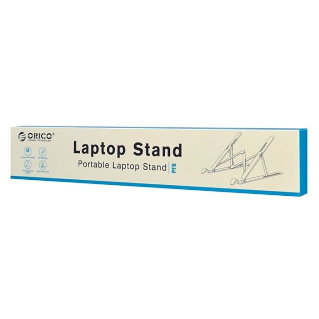 ORICO βάση για laptop & tablet PFB-A21, 11-17", μεταλλική, ασημί