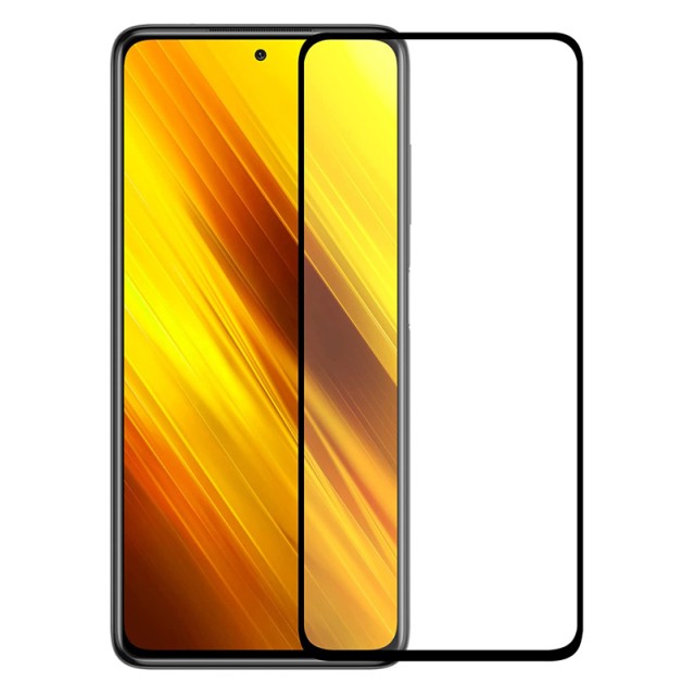 POWERTECH tempered glass 9H 5D TGC-0539 για Xiaomi Poco X3 GT, μαύρο