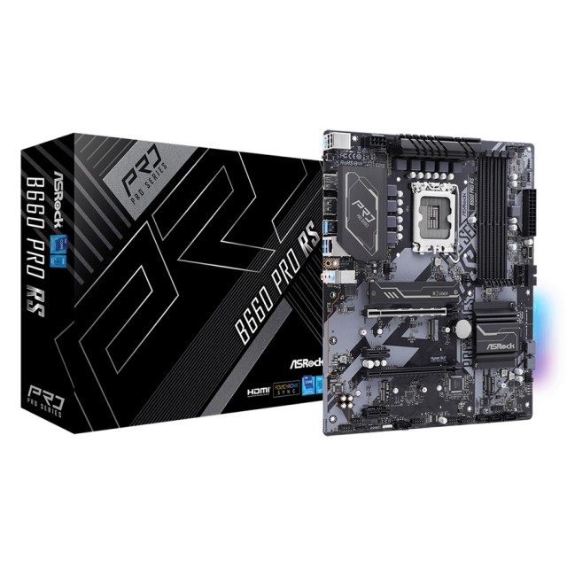 ASROCK μητρική B660 Pro RS, 4x DDR4, s1700, USB 3.2 Gen1, ATX