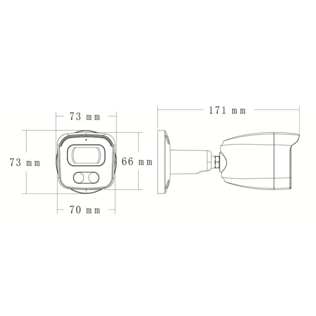 LONGSE IP κάμερα BMSAFG200WH, 2.8mm, 2MP, αδιάβροχη IP67, PoE LONGSE IP κάμερα BMSAFG200WH, 2.8mm, 2MP, αδιάβροχη IP67, PoE