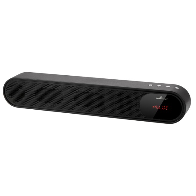 POWERTECH soundbar PT-986, 10W RMS, TWS, FM, 1200mAh, μαύρο