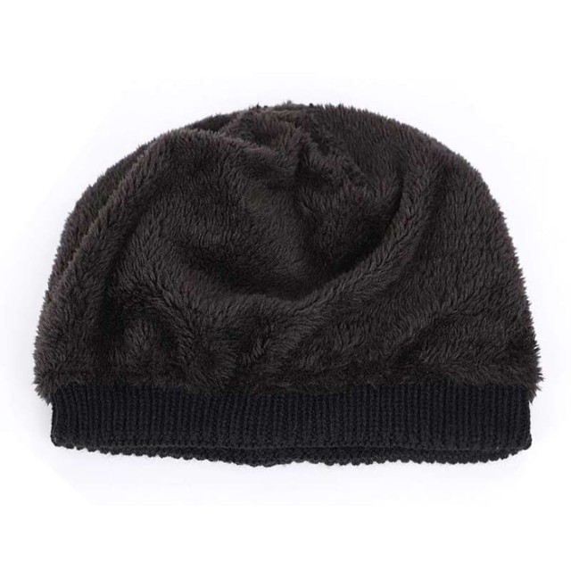 Πλεκτός σκούφος beanie SHO-0006, unisex, μπορντό