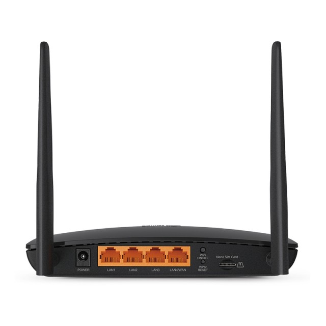 TP-LINK router Archer MR200, 4G LTE, Wi-Fi 750Mbps AC750, Ver. 5.2