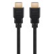 GOOBAY καλώδιο HDMI 2.1 58267 certified, ARC 8K/60Hz 48Gbps, 0.5m, μαύρο