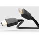 GOOBAY καλώδιο HDMI 2.1 58263, certified, ARC, 8K/60Hz 48Gbps, 1m, μαύρο