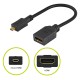 GOOBAY καλώδιο micro HDMI σε HDMI 58683, 4K/60Hz, 0.15m, μαύρο