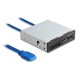 DELOCK USB 19-pin card reader 91759, CF/SD/micro SD/xD/MS/M2/USB, 5Gbps