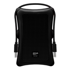 SILICON POWER εξωτερικός HDD Armor A30, 1TB, USB 3.2, μαύρος