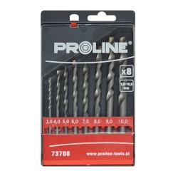 PROLINE σετ τρυπάνια για μπετόν 73708, 3-10mm, 8τμχ