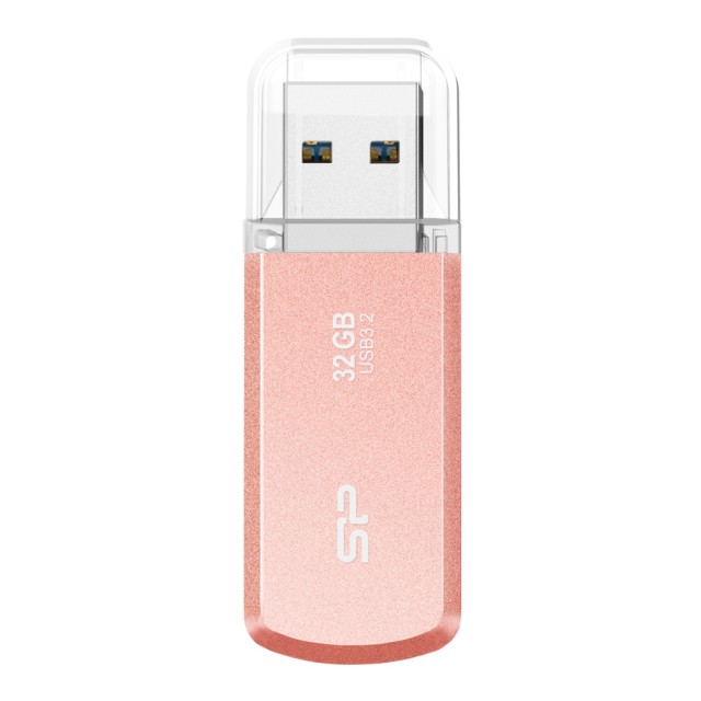 SILICON POWER USB Flash Drive Helios 202, 32GB, USB 3.2, ροζ χρυσό