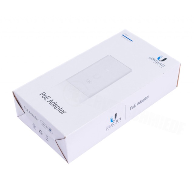 UBIQUITI PoE adapter POE-24-24W-G-WH, 24VDC, 24W, Gbit