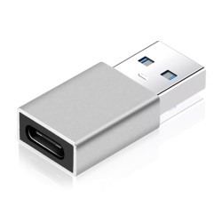 POWERTECH αντάπτορας USB 3.0 σε USB-C PTH-063, 5Gbps, ασημί