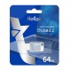 NETAC USB Flash Drive UA31, 64GB, USB 3.2, μπλε