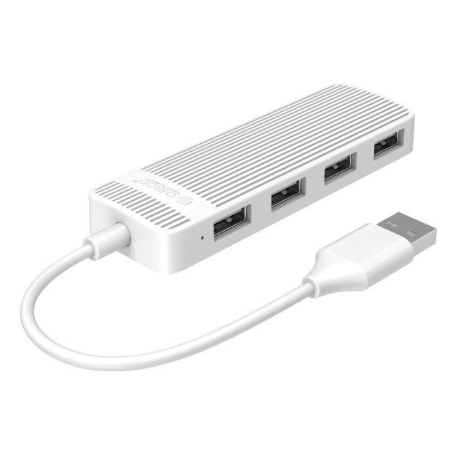 ORICO USB hub FL02, 4x θυρών, 480Mbps, USB σύνδεση, λευκό