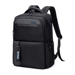 ARCTIC HUNTER τσάντα πλάτης B00477 με θήκη laptop 15.6", 18L, μαύρη