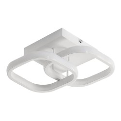 POWERTECH LED φωτιστικό οροφής HLL-0080, 20W, 4000K, 24x20cm, λευκό