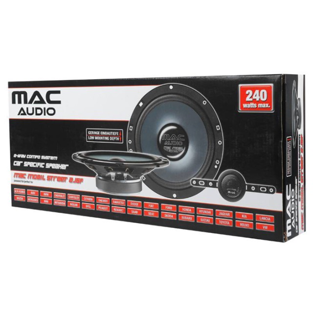 MAC AUDIO σετ ηχεία Mobil Street 2.16F, 6.5", 60W RMS, 2 δρόμων